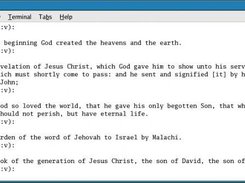 readBibleIndexFile app in action