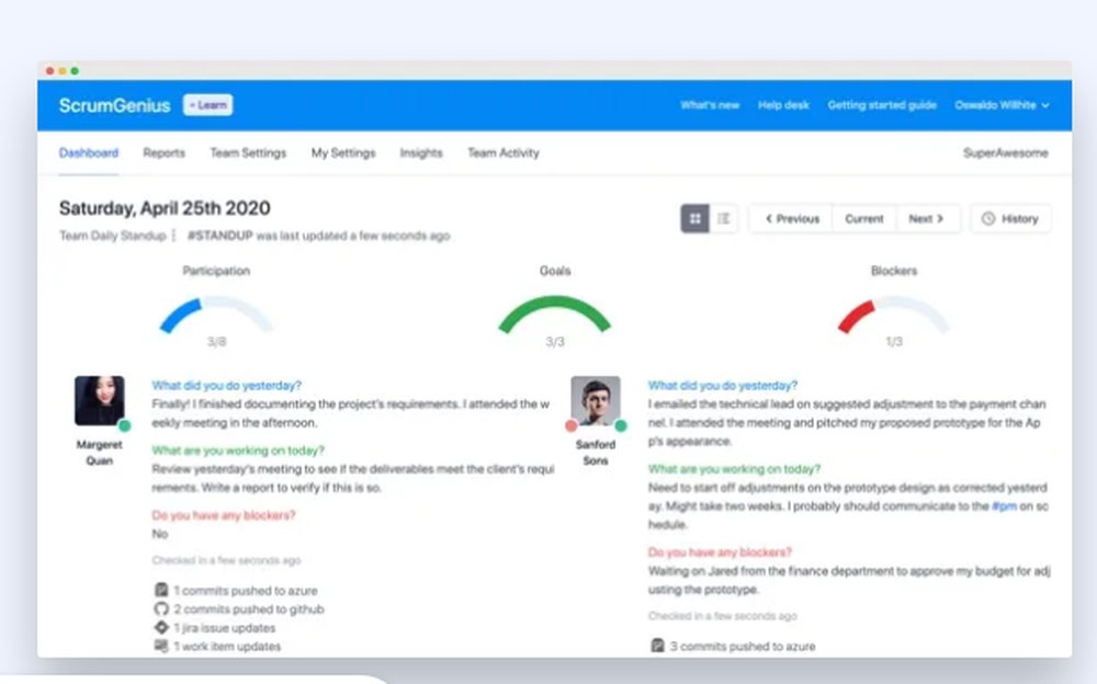 ScrumGenius Screenshot 1