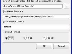 Settings dialog