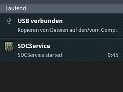 Quick Access to the Control Activity: via the permanent notification, while the service is running.