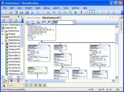 The addin in action inside SharpDevelop.