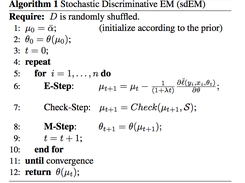 sdEM pseudo code description
