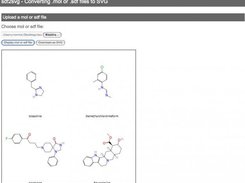 Screenshot of the included interface