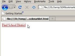 User add bookmarklet to browser bookmark toolbar