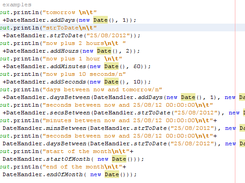 Example of some functions