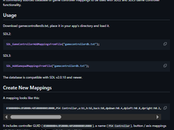 SDL_GameControllerDB Screenshot 1