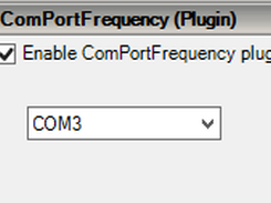 SDR# ComPortFrequency plugin Screenshot 1