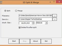 Split page