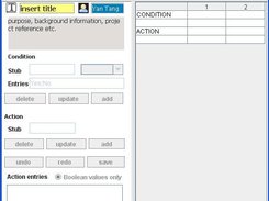 Decision Table Editor - create a decision table from scratch and save it in .xml file