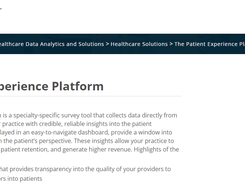 SE Healthcare Patient Experience Platform Screenshot 1