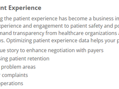 SE Healthcare Patient Experience Platform Screenshot 1