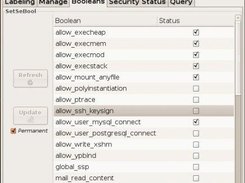 Setting SELinux Blooleans