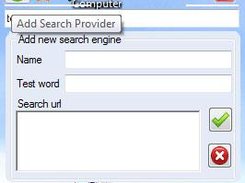 GUI - adding new search provider