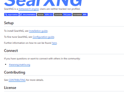 SearXNG Screenshot 1