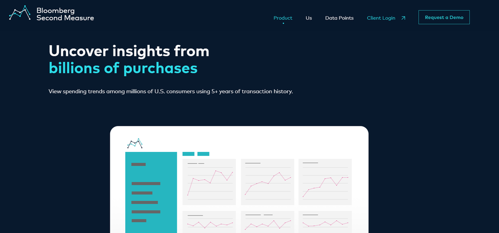 Bloomberg Second Measure Screenshot 1