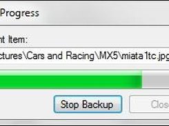 Backup Progress Screen
