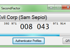 SecondFactor gives you quick access to your 2FA accounts.