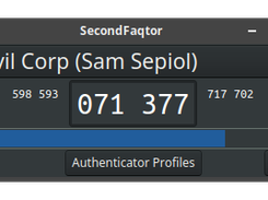 SecondFaqtor gives you quick access to your 2FA accounts.