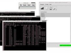 secpanel running connections via ClusterSSH