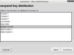 wizard for distribution of public keys