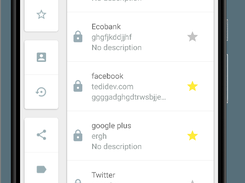 Passwords list for tablette