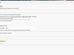 Set your password and timer if desired
