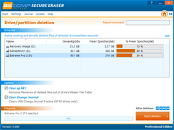 Drive/partition deletion