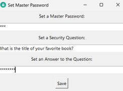 Set a Master Password