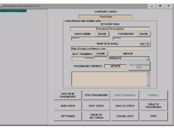 Secure Pasword Vault Software Screenshot 1