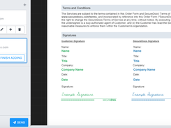 Electronic Signature - Quickly execute corporate agreements and transaction documents using our built-in electronic signature feature.