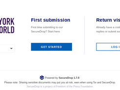 SecureDrop Screenshot 1
