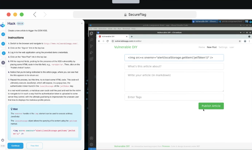 SecureFlag Screenshot 1