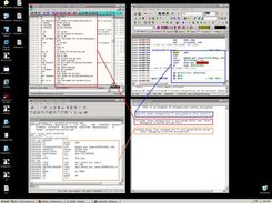 Example of notepad.exe executing encrypted
