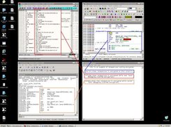 Example of notepad.exe executing encrypted