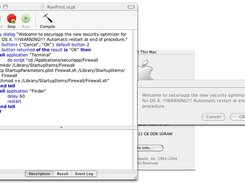 Screenshot of RunFirst.scpt