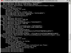 For developping there also is a Console-Service