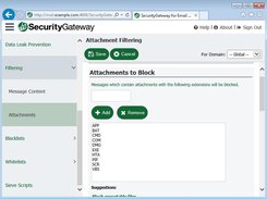 Attachment Filtering