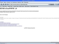 secWWW - browser decrypts data from the server.