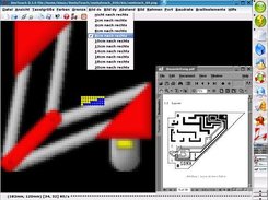 Software for ten os. On the right the construction manual.