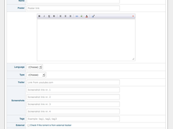Upload page