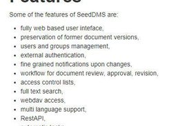 SeedDMS Screenshot 1