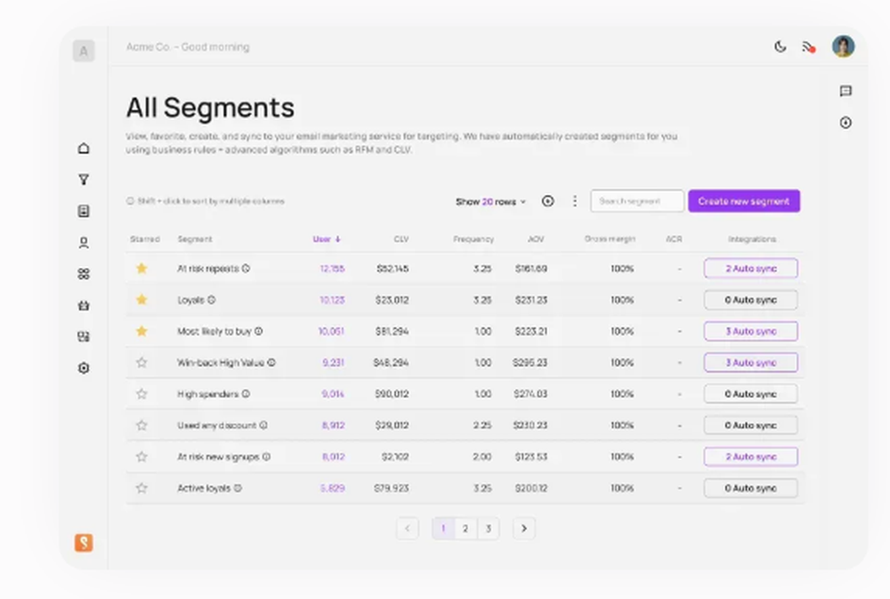 Segments Screenshot 1