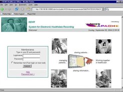 2004 - Login for health professionals to their SEHR Desktop