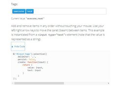 Selectize Screenshot 1
