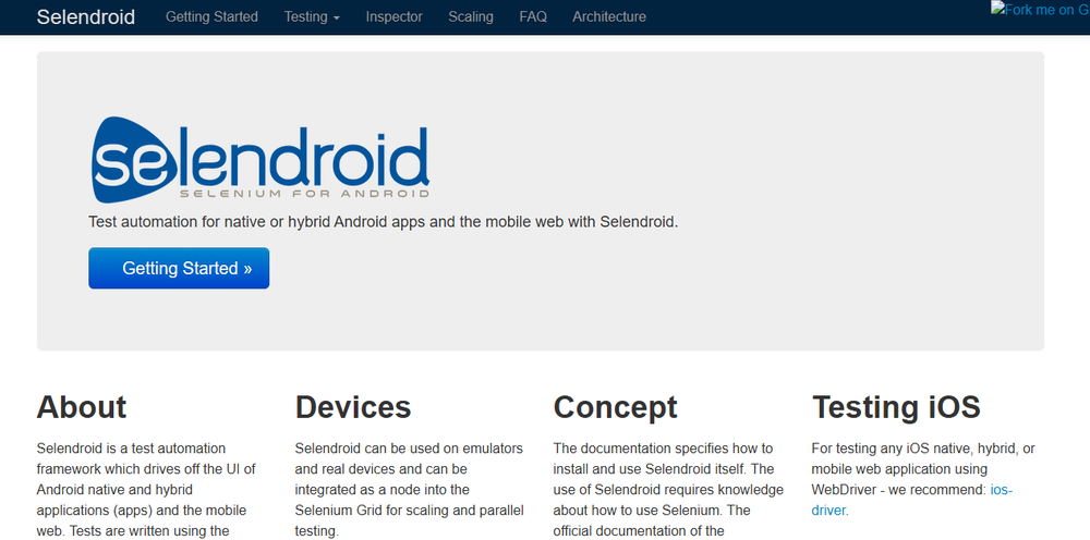 Selendroid Screenshot 1