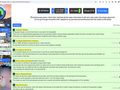 Logged in view for a table with all completed tasks 