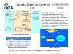 Selinux on CBE - architecture, description and results