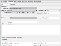 PayPal extracted order