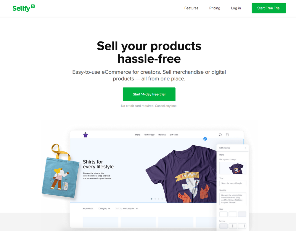 Sellfy Screenshot 1