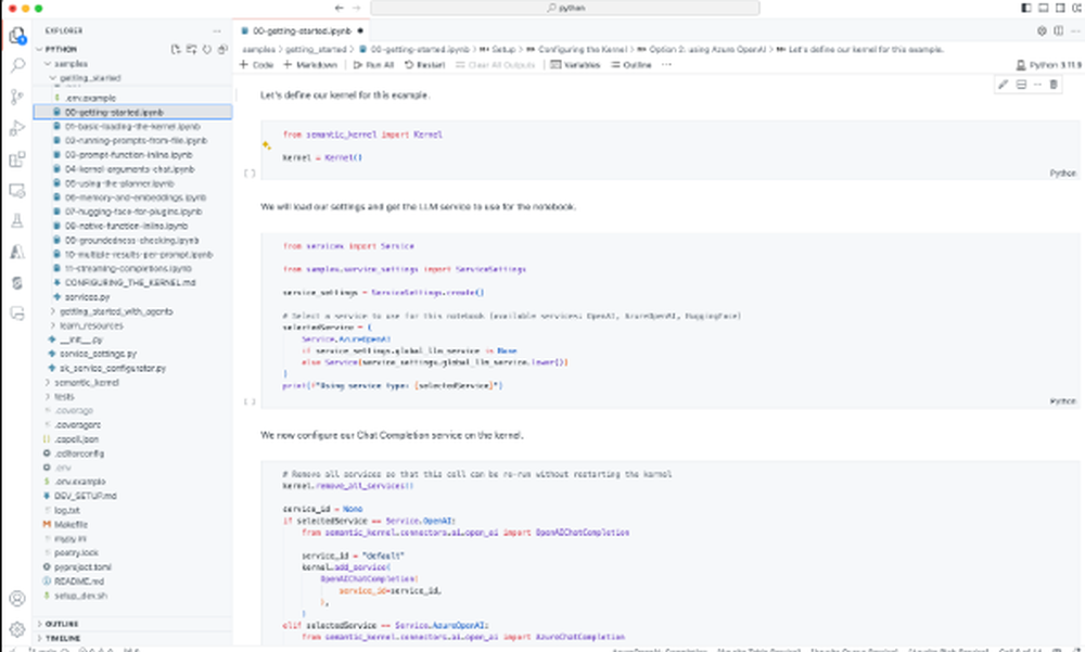 Semantic Kernel Screenshot 1